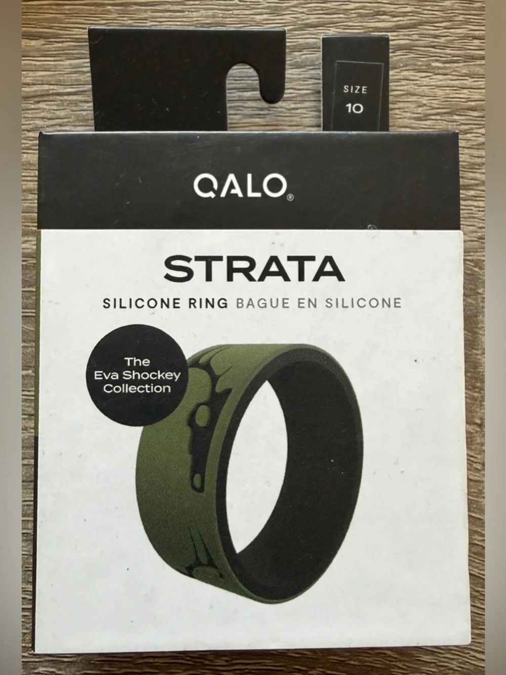 QALO STRATA Silicone Ring, Eva Shockey Collection SIZE 10